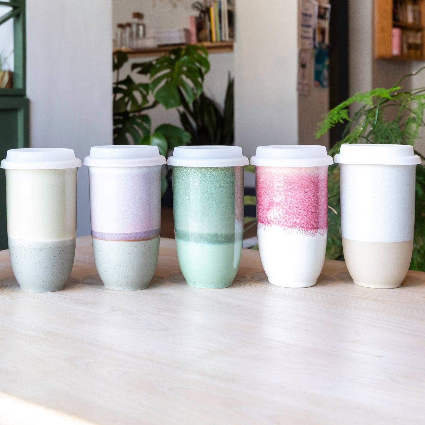 Dune Ceramic 16 oz Travel Mug