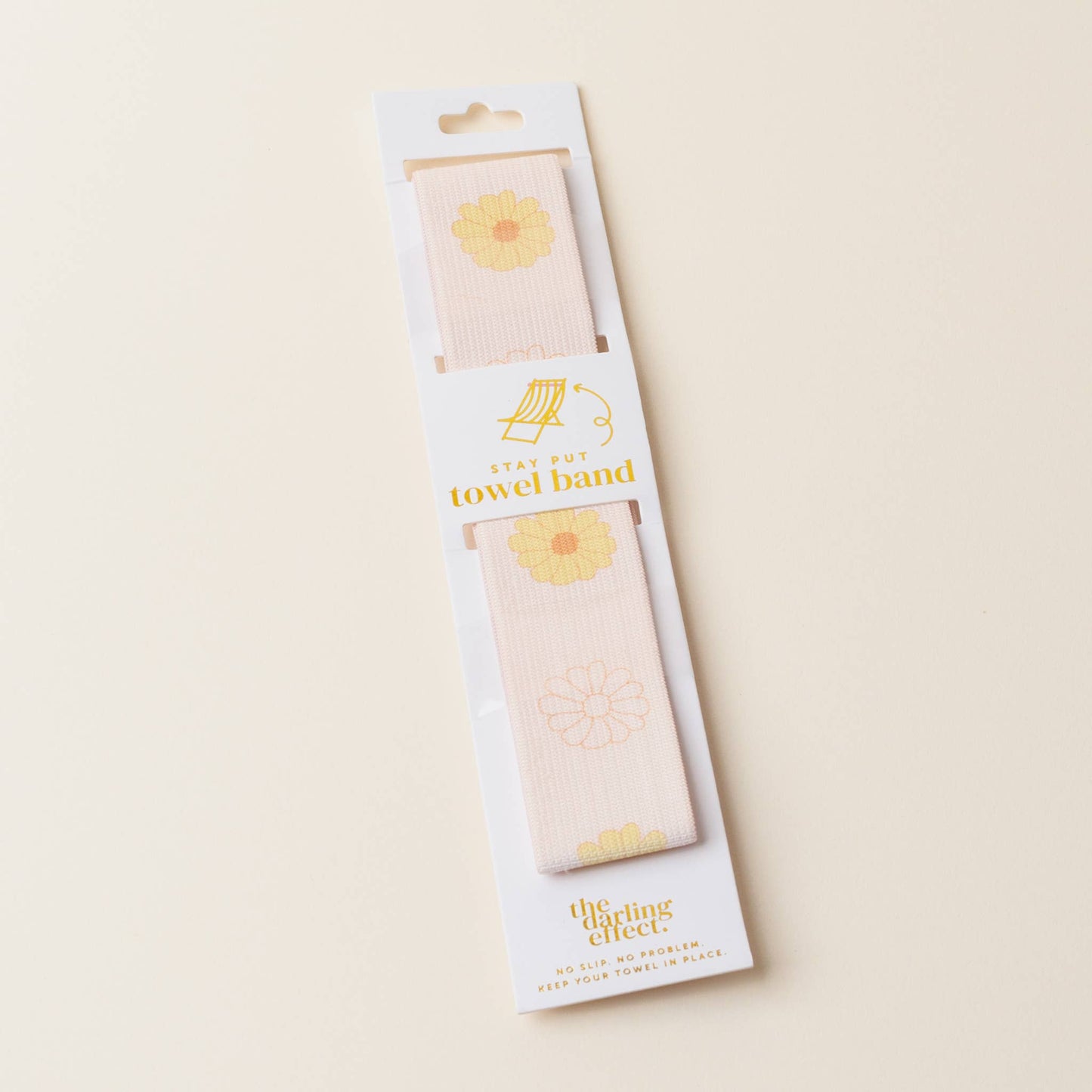 Stay-Put Towel Band-Darling Daisy Peach