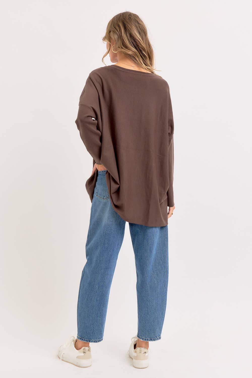 Oversized Round Neck Sweater