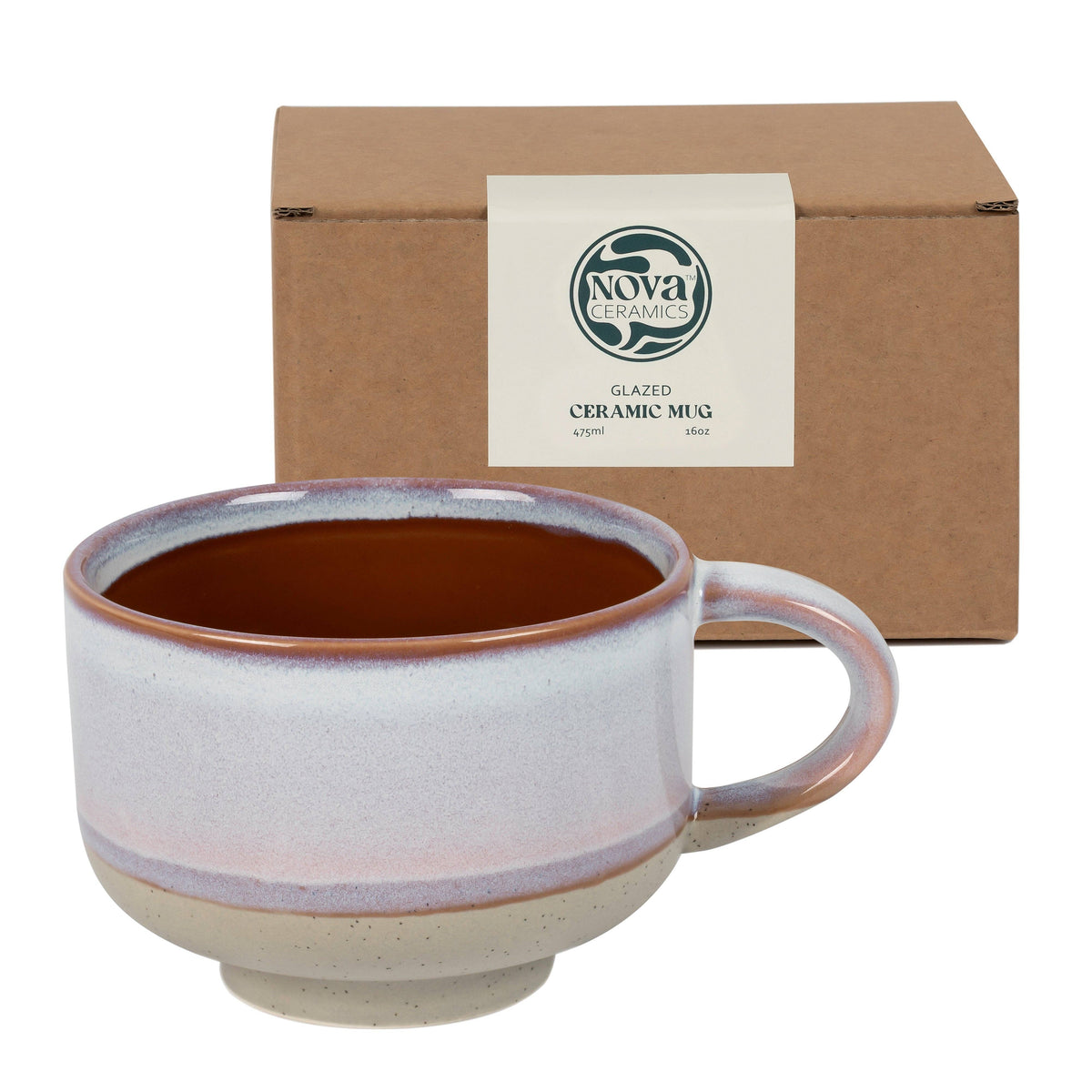 Horizon Handmade Ceramic Mug 16oz | Stoneware Coffee Mug