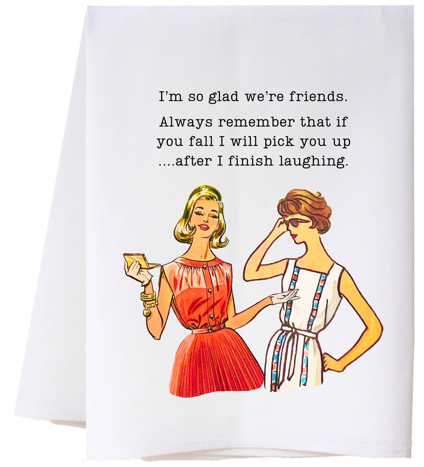 Finish Laughing Flour Sack Towel