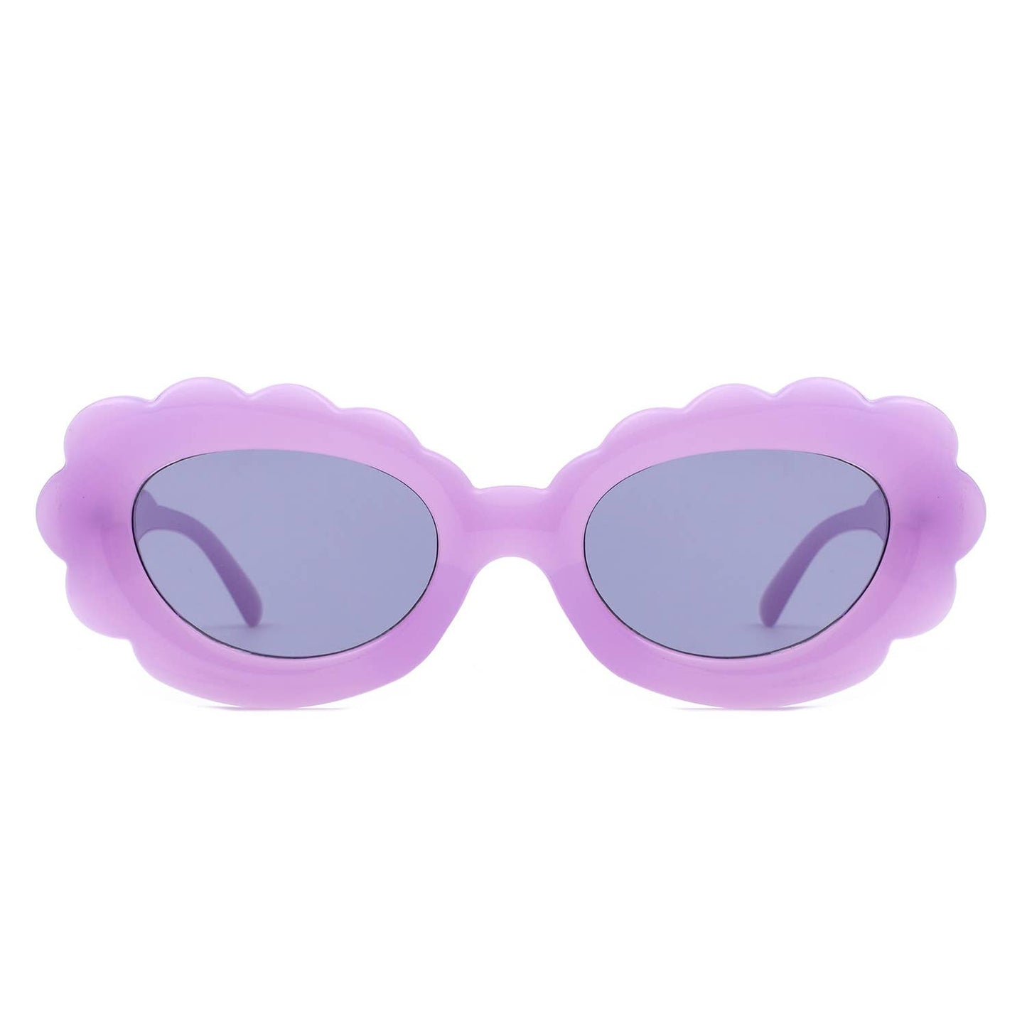 Round Cloud Tinted Fashion Oval Sunglasses