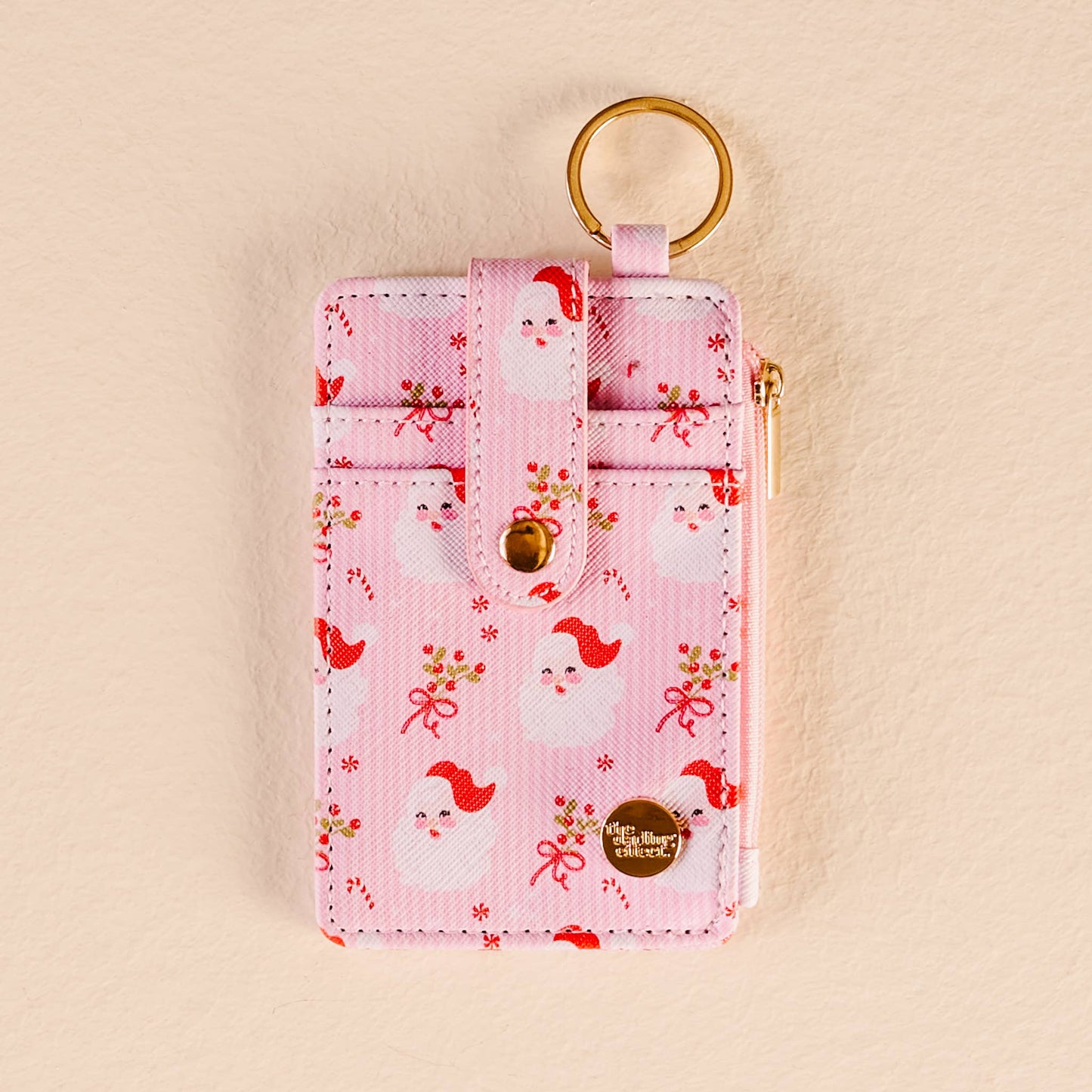 Keychain Wallet - Holly Jolly Santa
