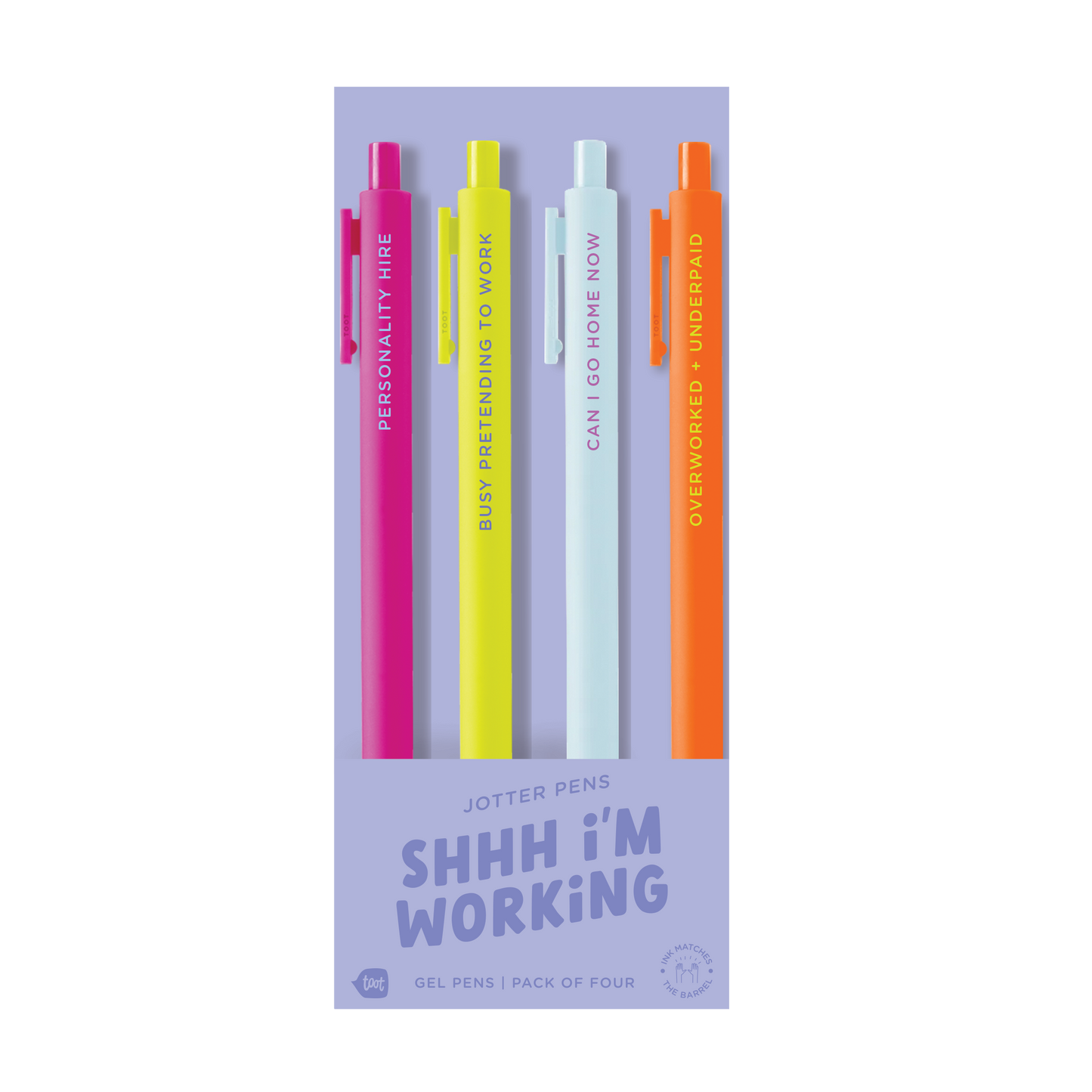 Jotter Sets 4 Pack Gel Pens