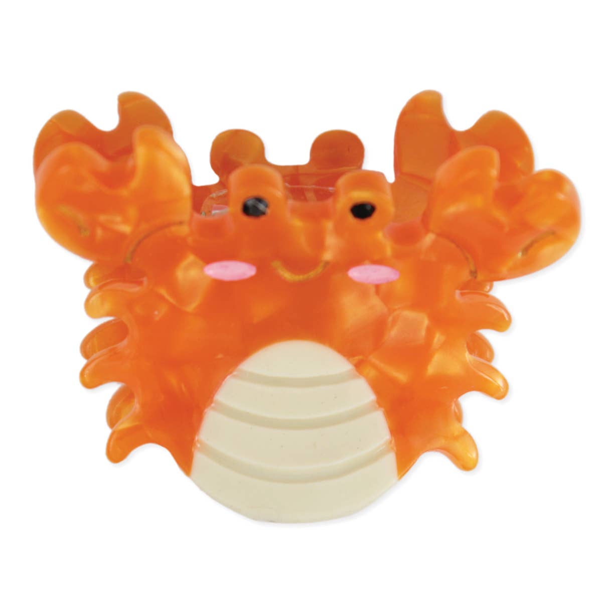 Ocean Accents Acrylic Crab Hairclip