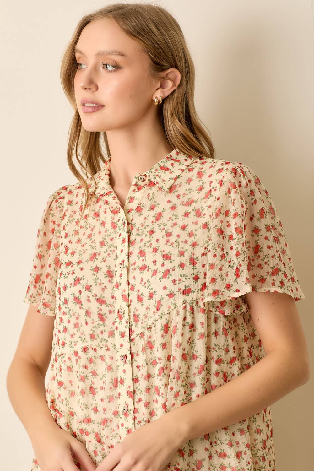 Printed Floral Dress