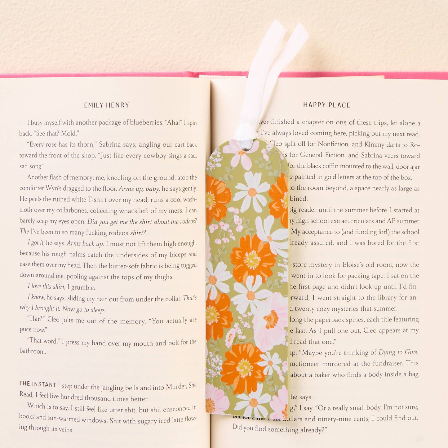 Acrylic Bookmark-Bouquet Beauty Sage