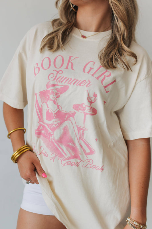 Book Girl Summer | Comfort Colors Graphic Tee