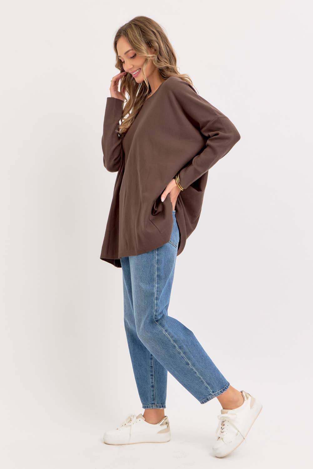 Oversized Round Neck Sweater