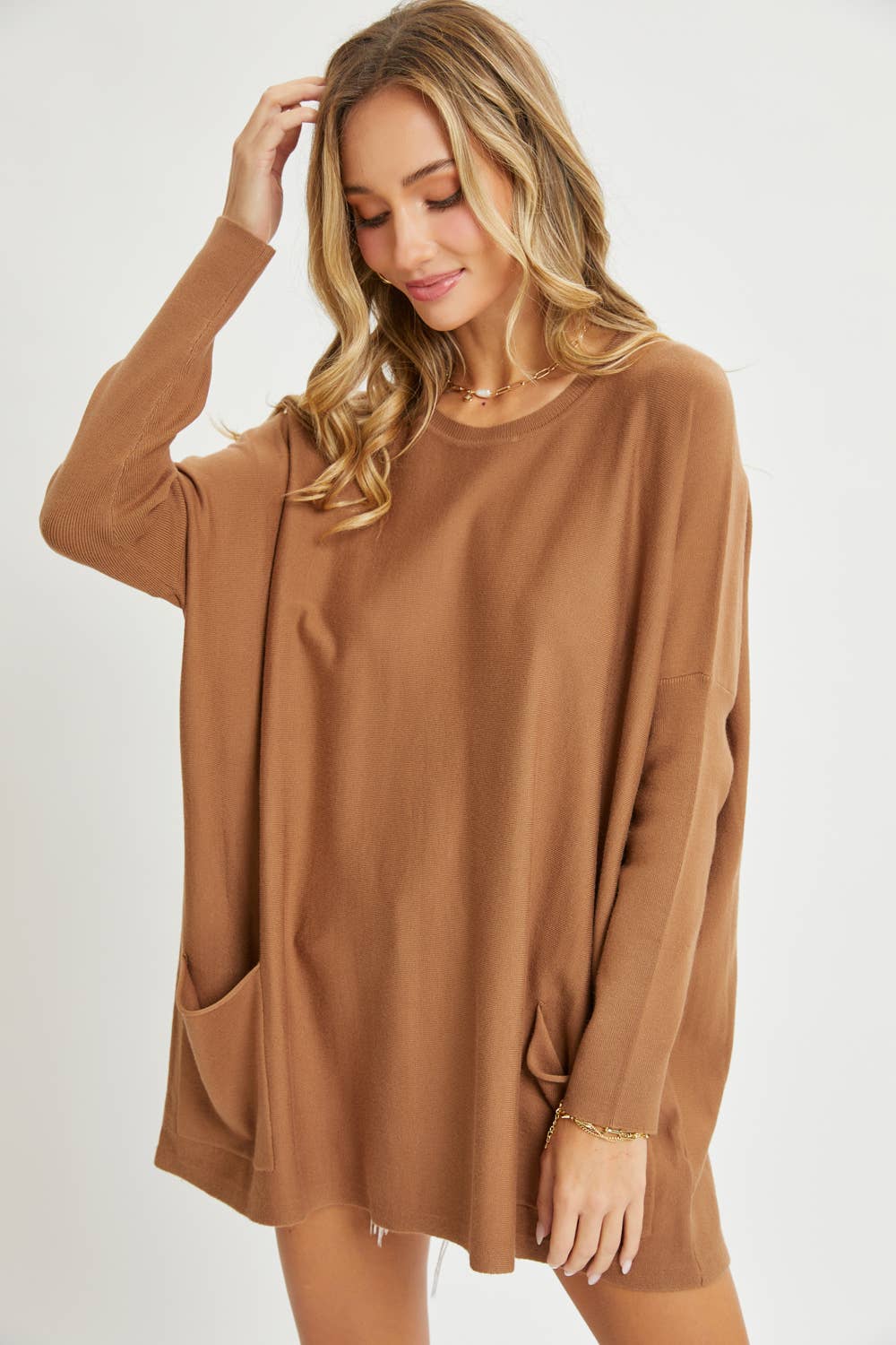 Oversized Round Neck Sweater