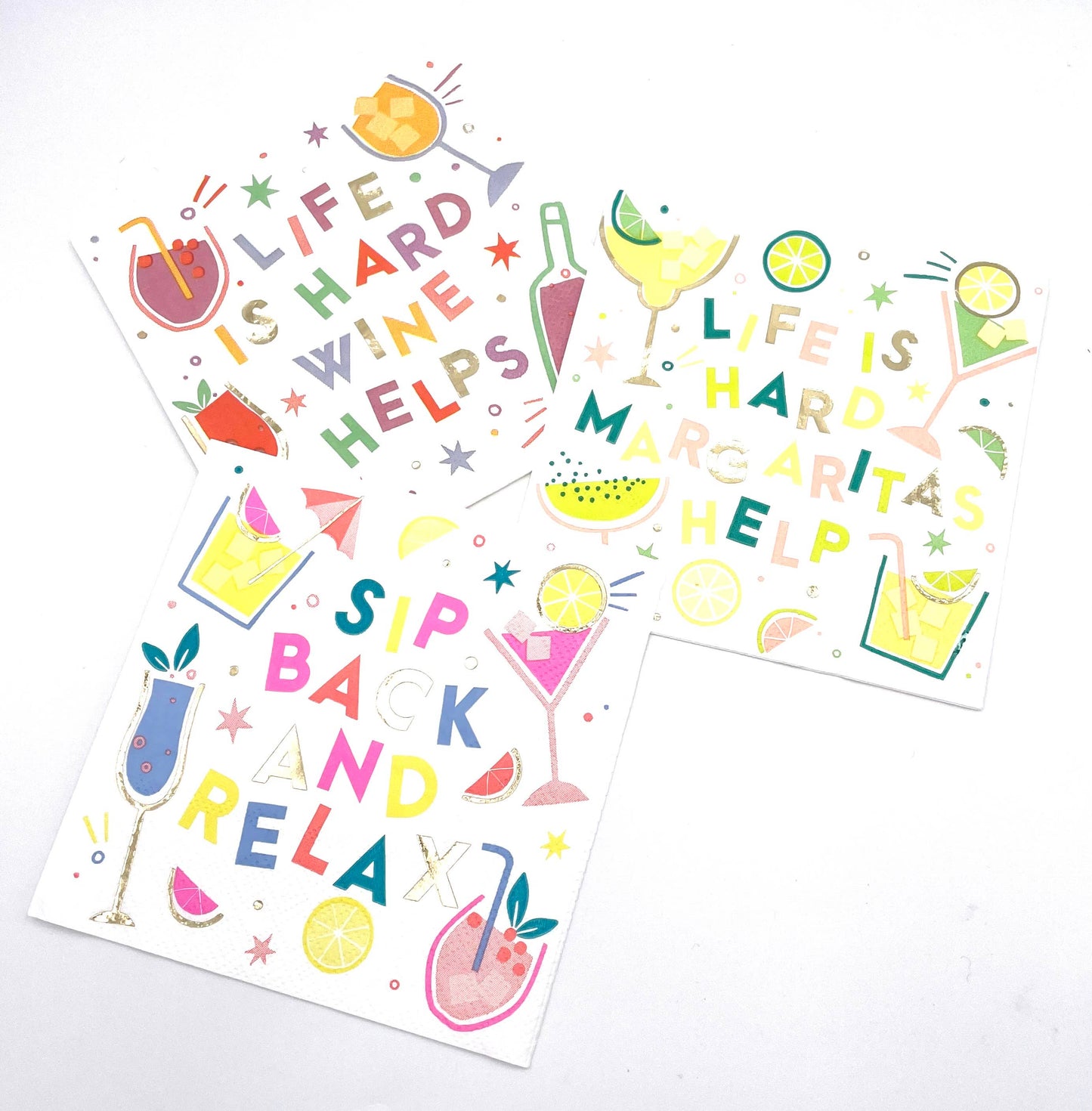 Cocktail Napkins | Margaritas Help