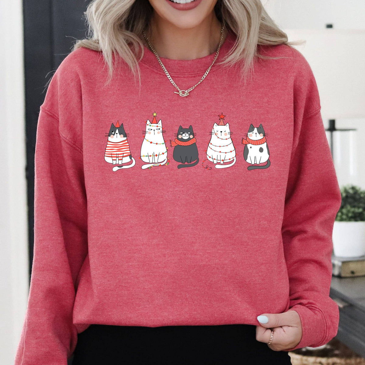 Christmas Cats Sweatshirt