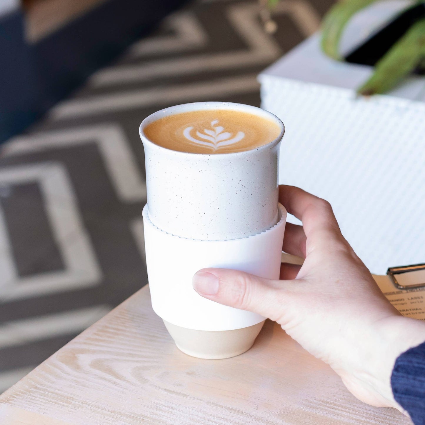Dune Ceramic 16 oz Travel Mug