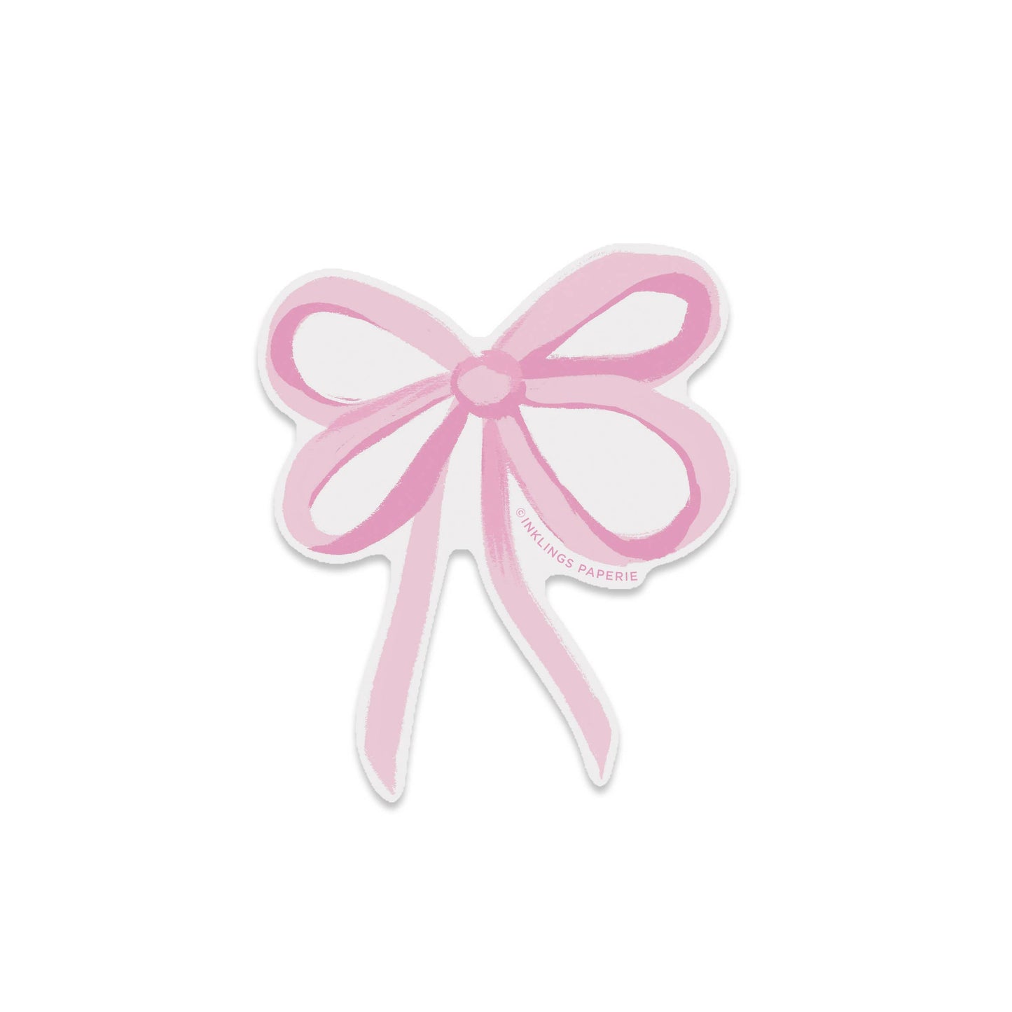 Pink Bow Vinyl Sticker