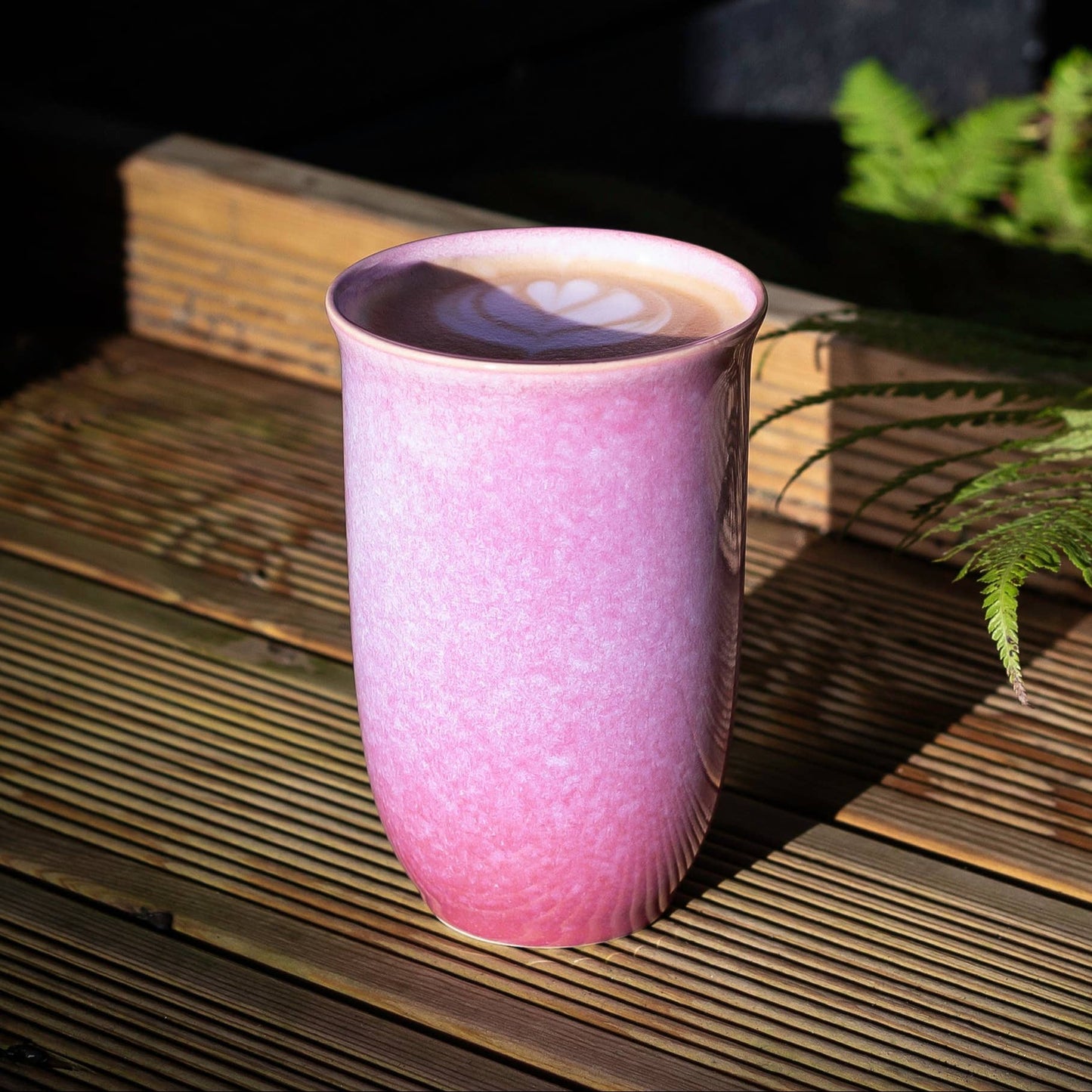 Astral Bloom Ceramic 12 oz Travel Mug