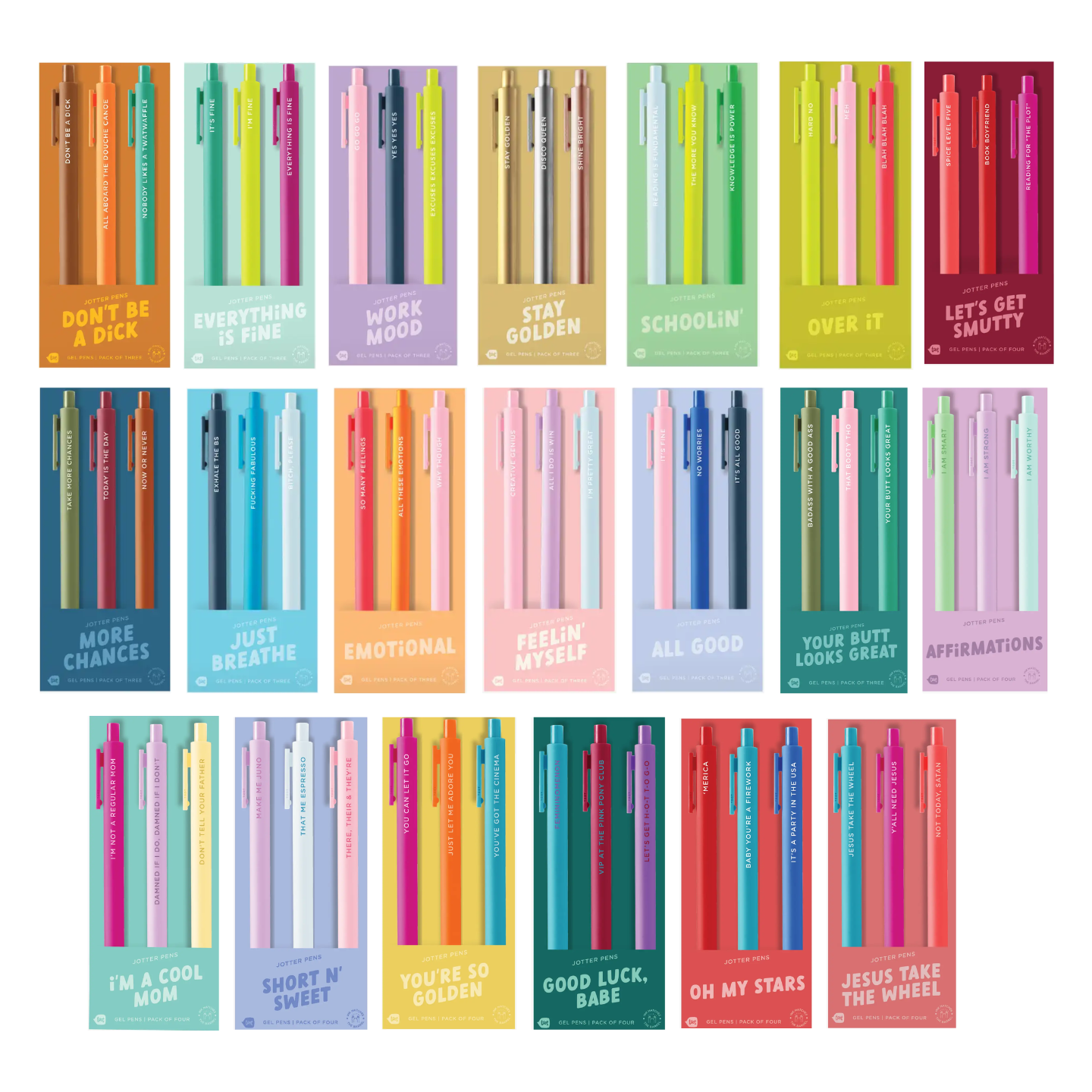 Jotter Sets 3 Pack Gel Pens