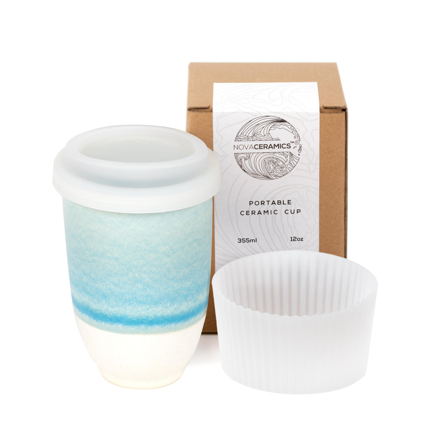 Lagoon Ceramic Mug 12oz