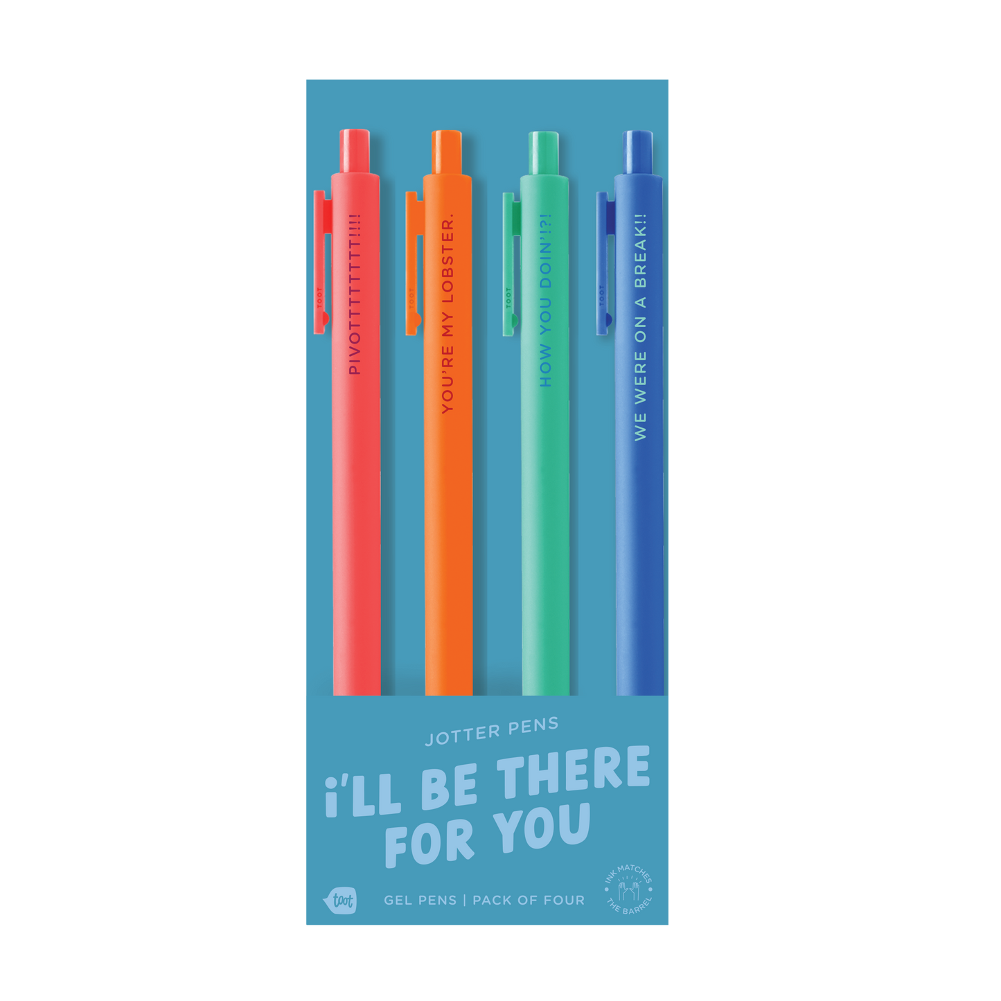 Jotter Sets 4 Pack Gel Pens