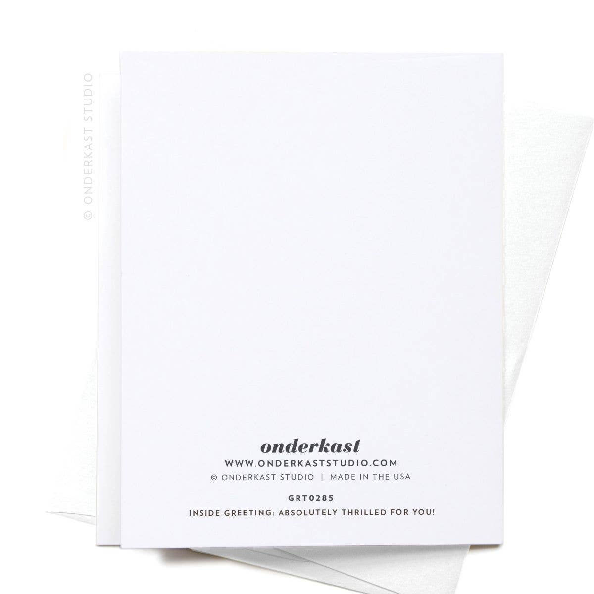 Best Wishes Bride Greeting Card