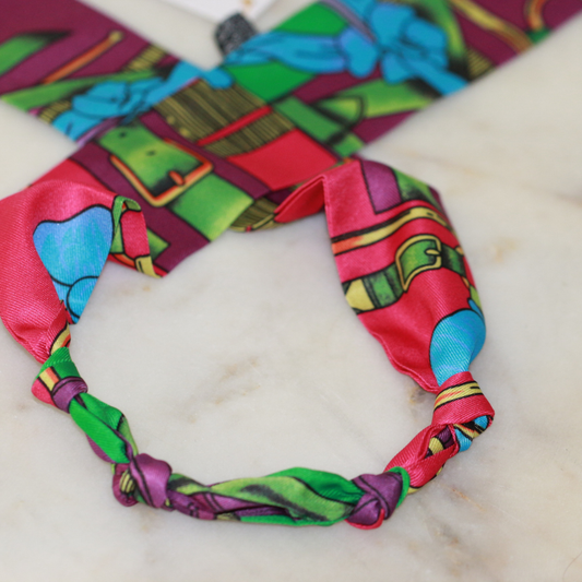 Charm Scarf Necklace