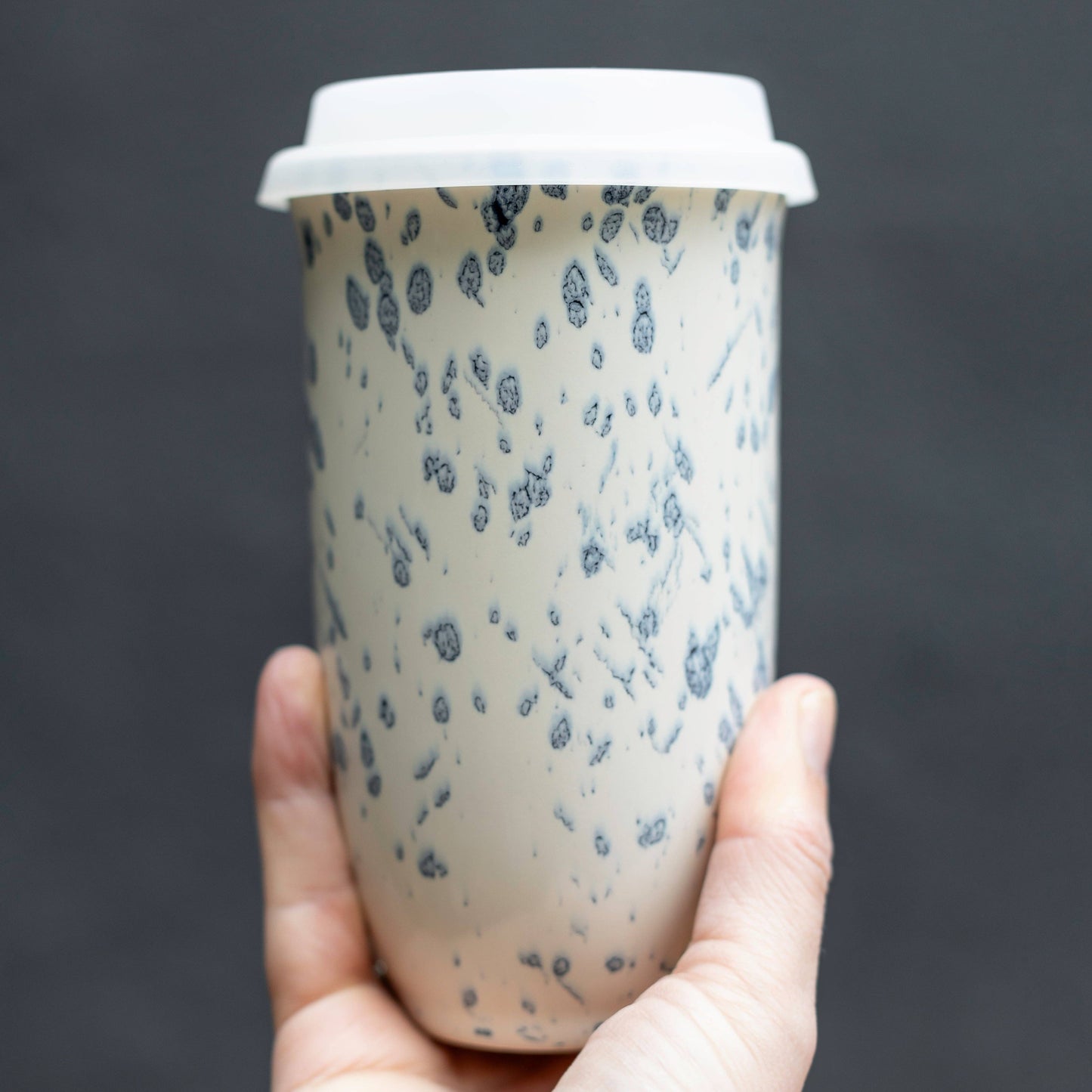 Orchid Ceramic 16 oz Travel Mug