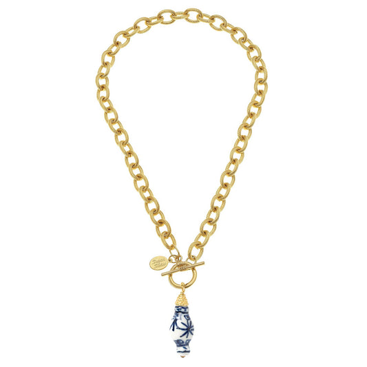 Ginger Jar Toggle Necklace