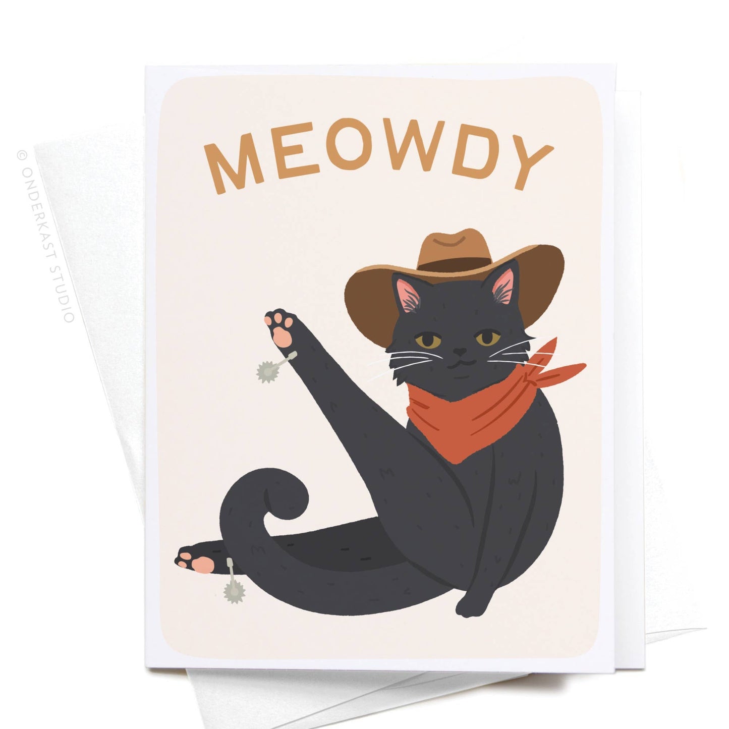 Meowdy Greeting Card