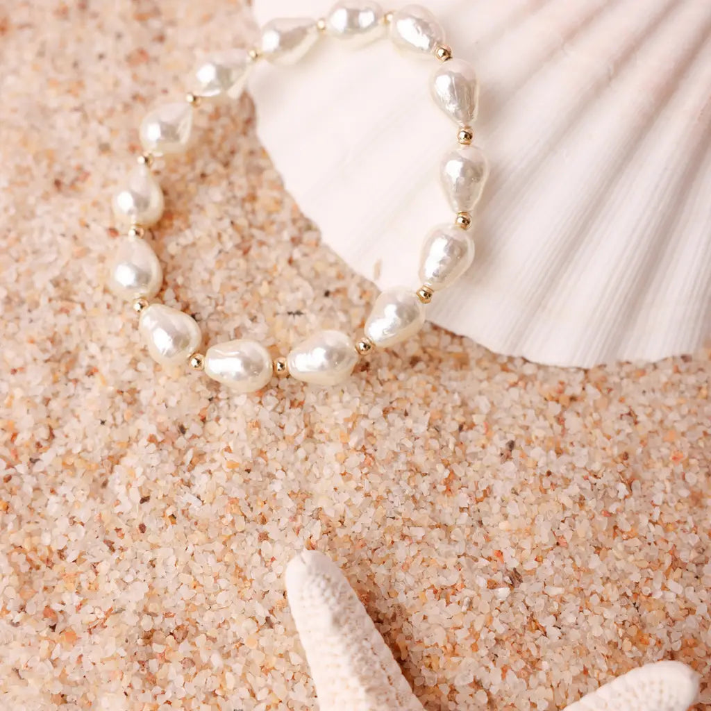 Saylor Pearl Bracelet in Gold