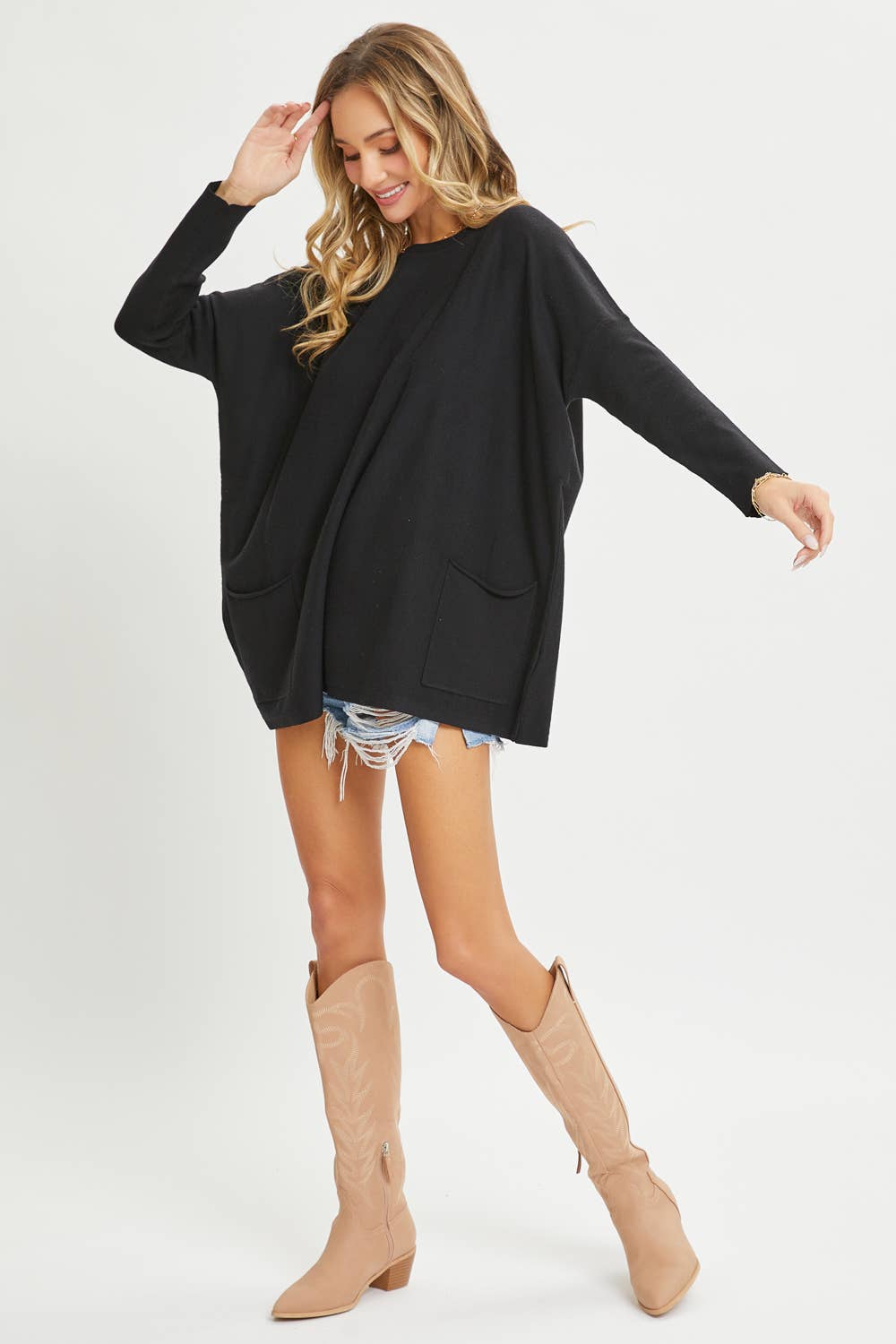 Oversized Round Neck Sweater