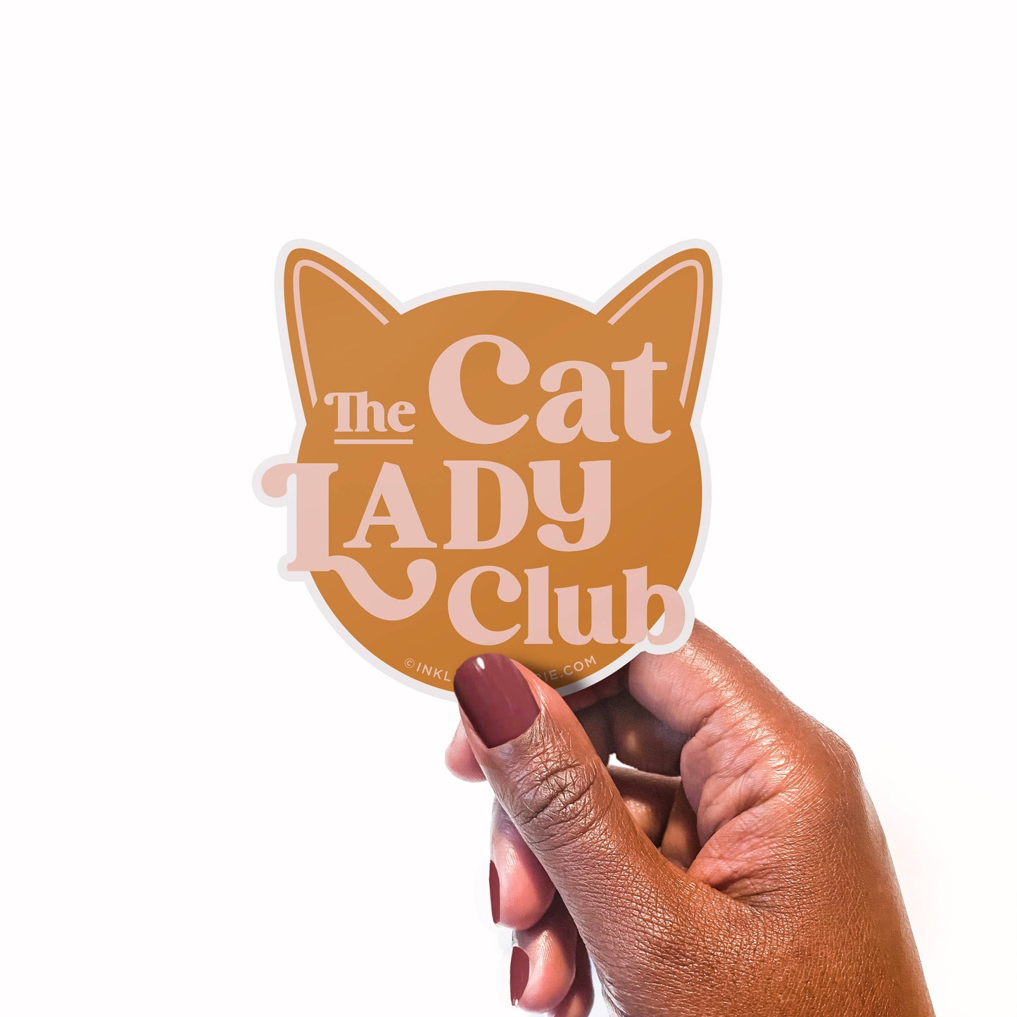 Cat Lady Club Vinyl Sticker
