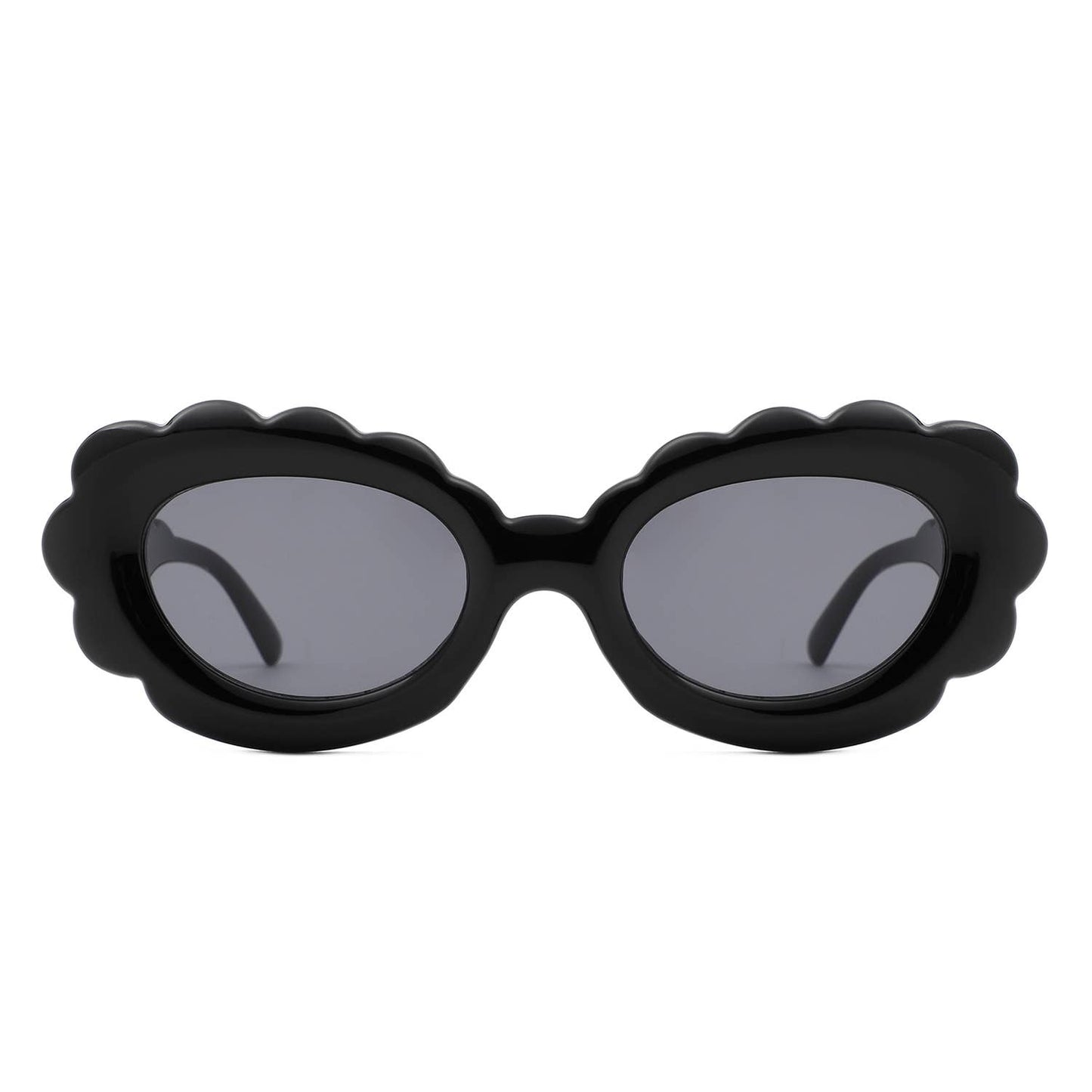 Round Cloud Tinted Fashion Oval Sunglasses