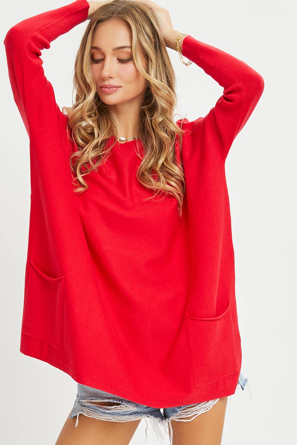 Oversized Round Neck Sweater
