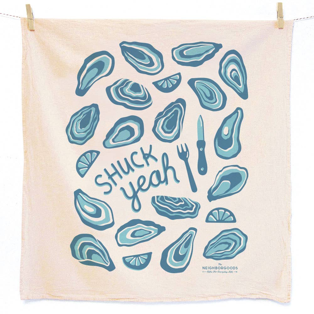 Oyster Tea Towel