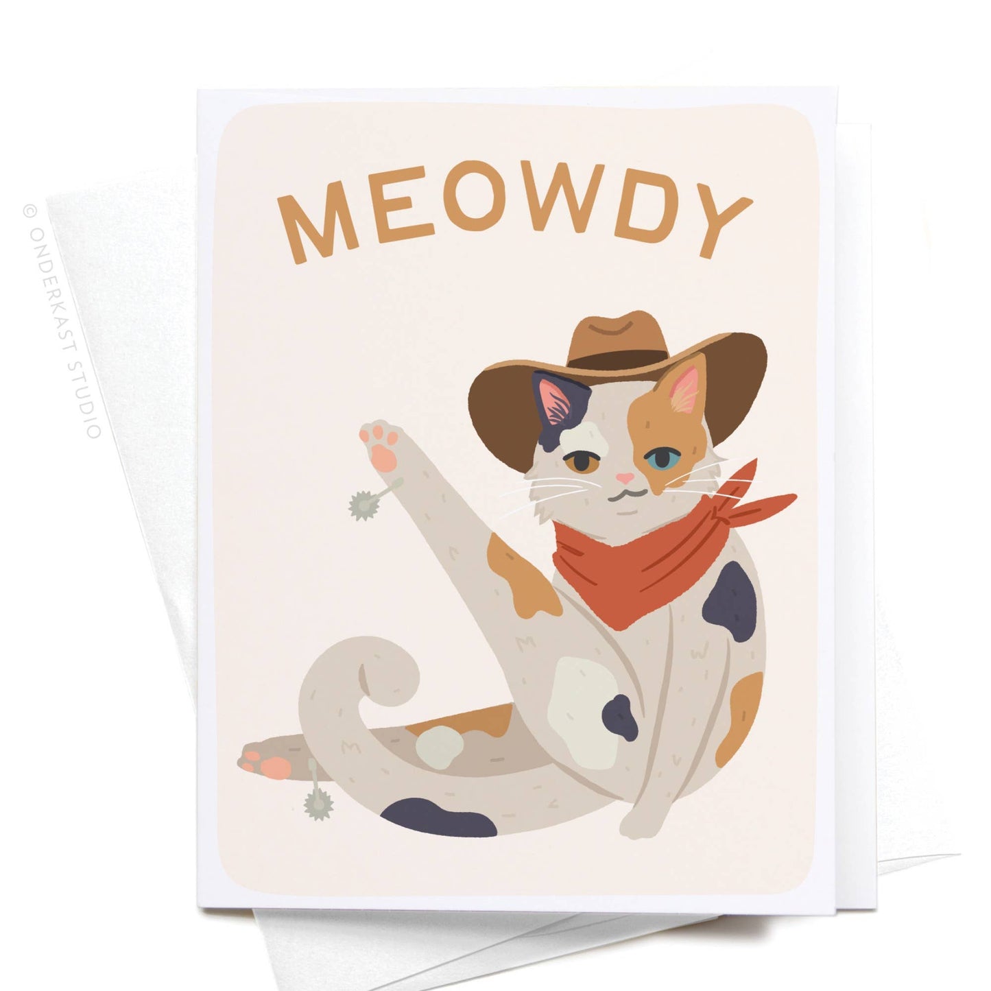 Meowdy Greeting Card