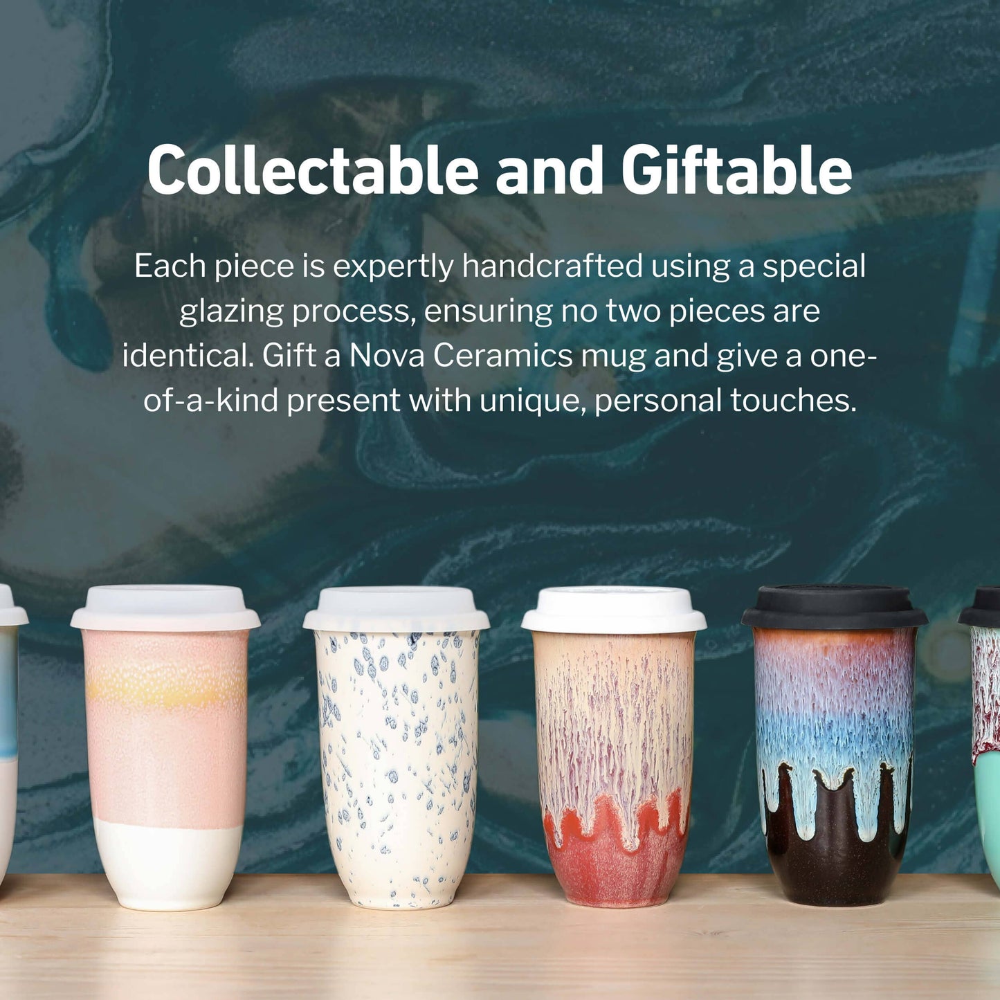 Afterglow Ceramic 16oz Travel Mug
