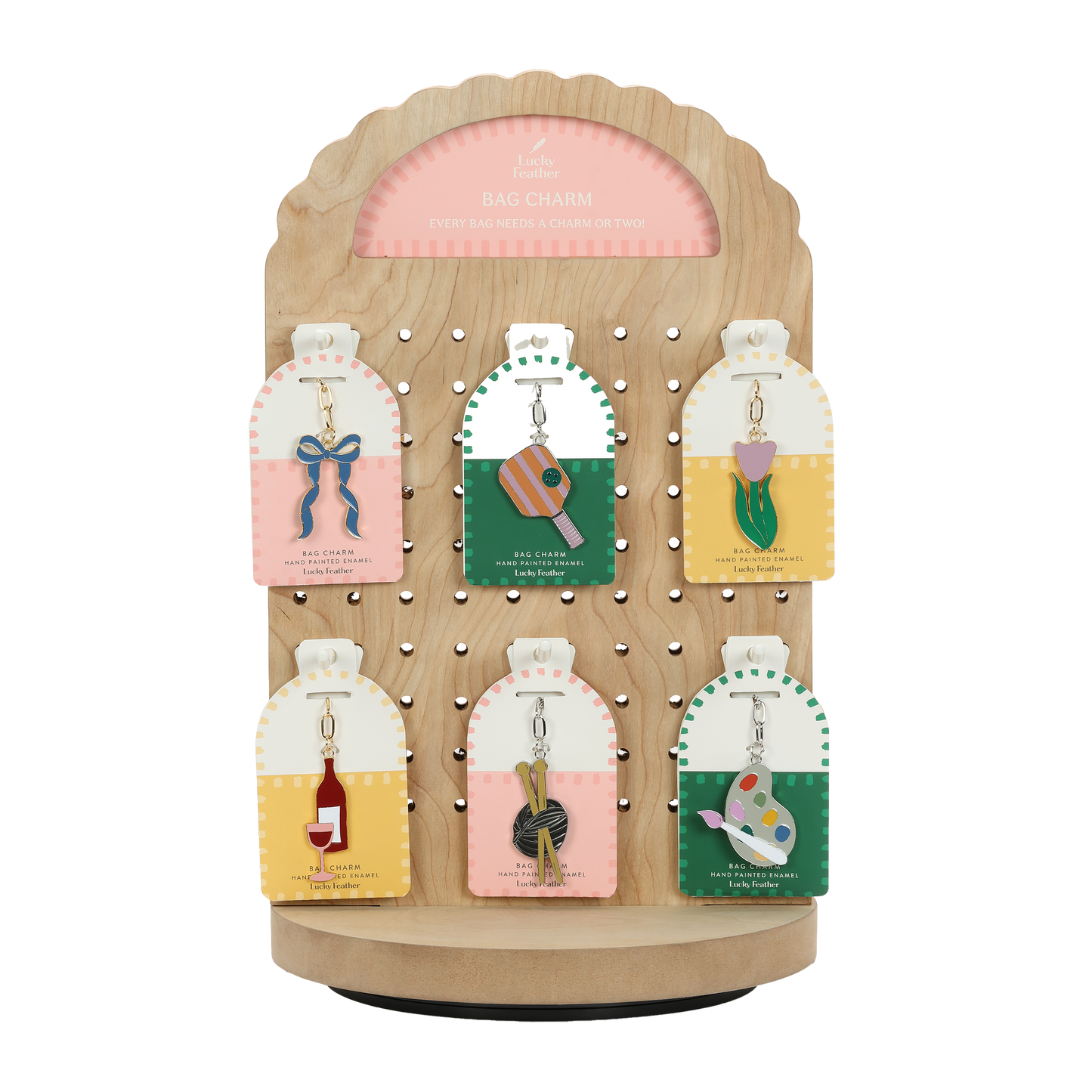 Enamel Bag Charm