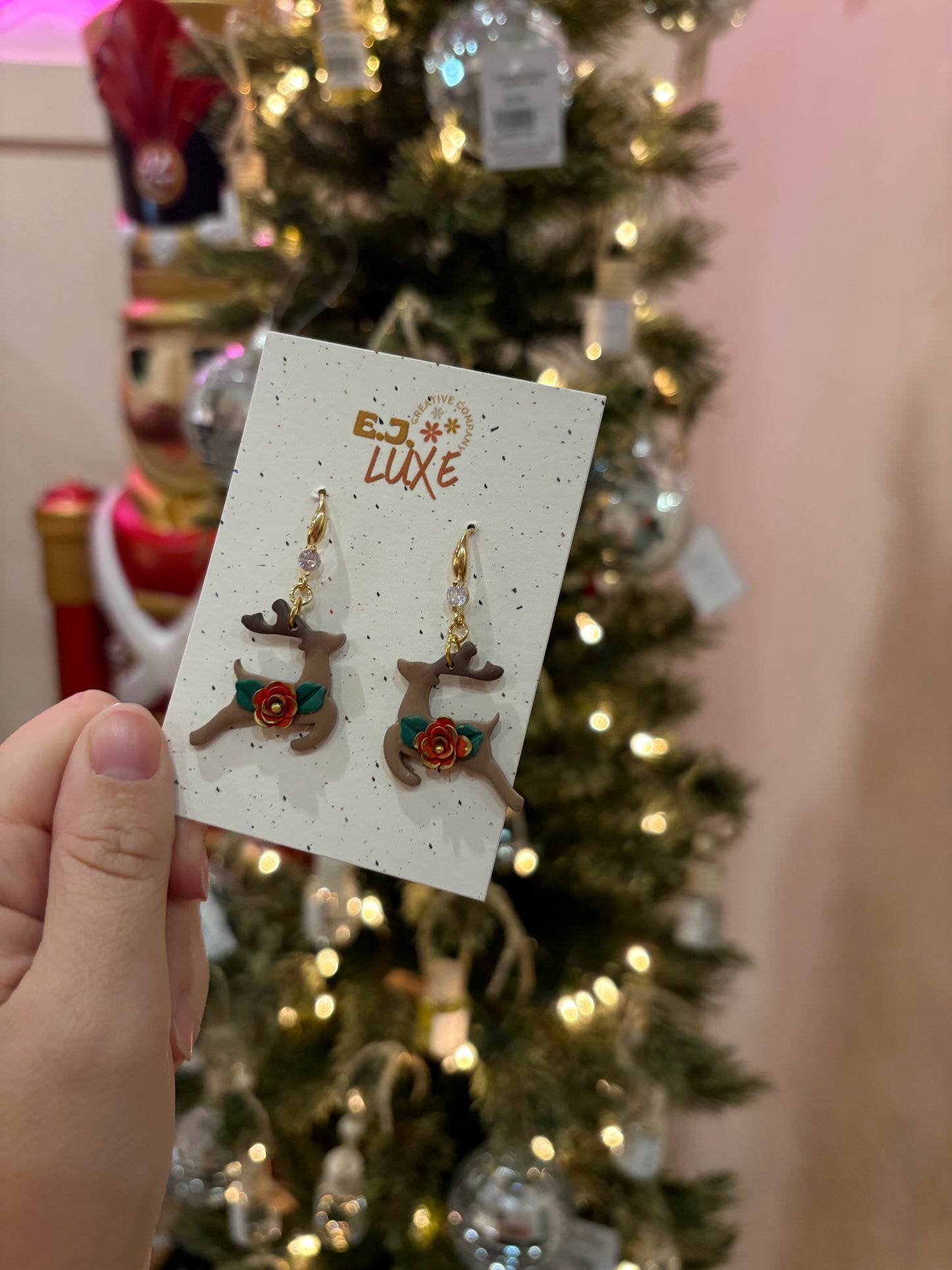 Reindeer Earrings