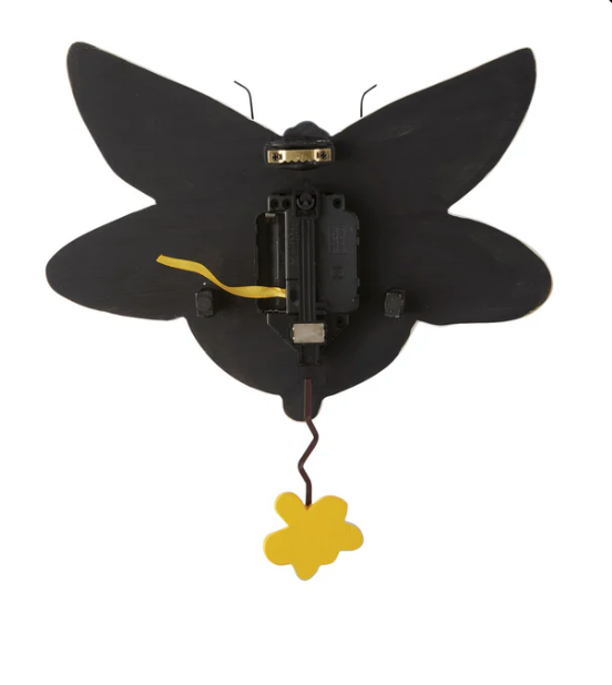 Blue Dragonfly Wall Clock