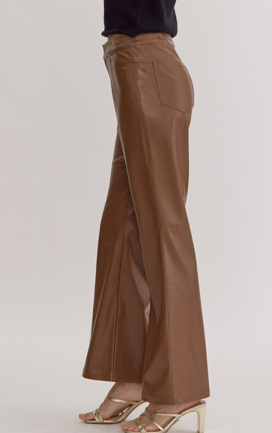 Brown Leather Pants