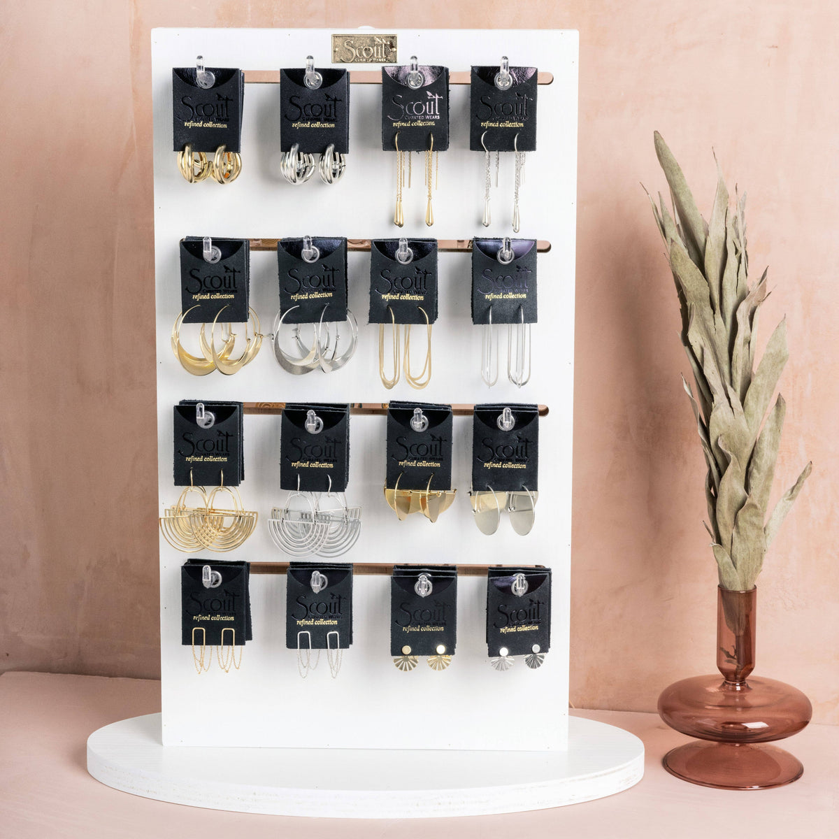 Refined Earring Collection - Teardrop Threader/Silver
