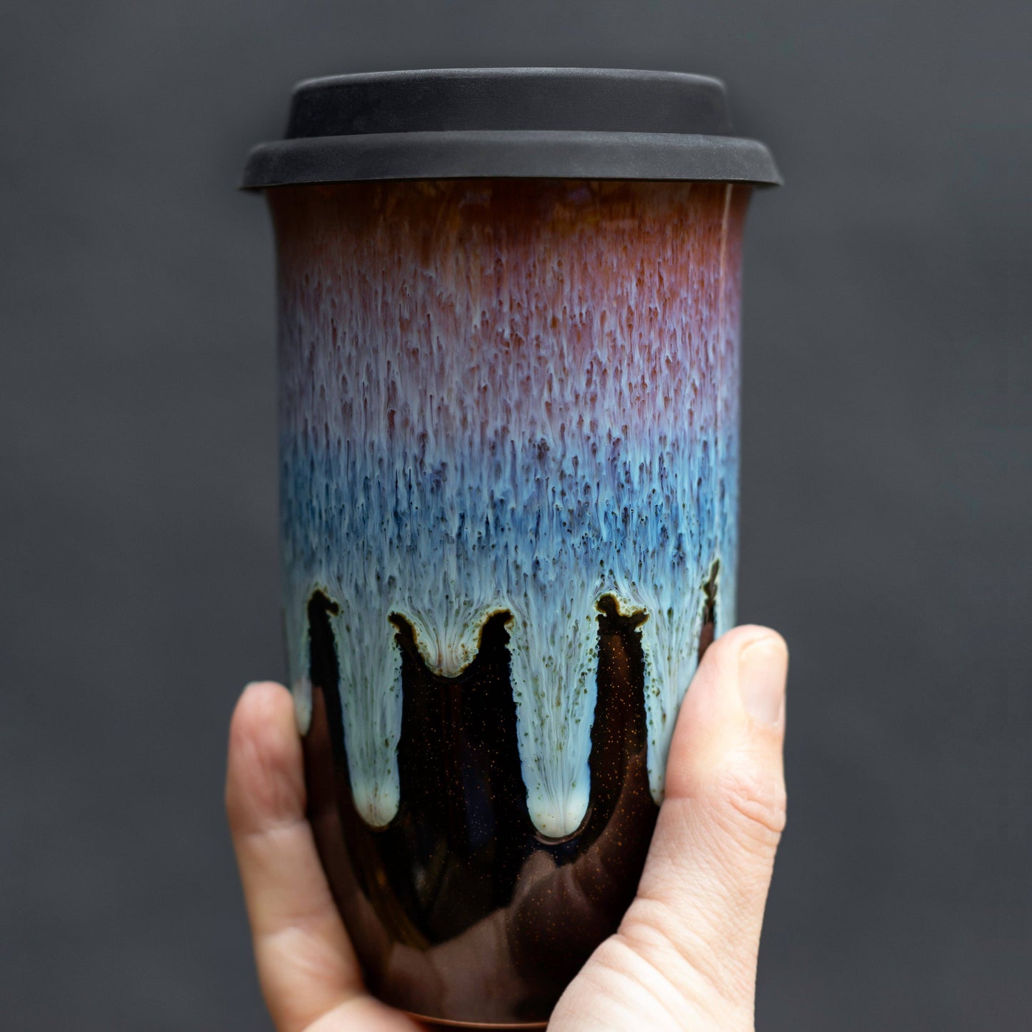 Monsoon Ceramic 16 oz Travel Mug