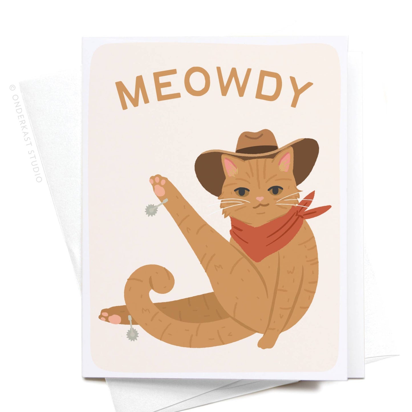 Meowdy Greeting Card