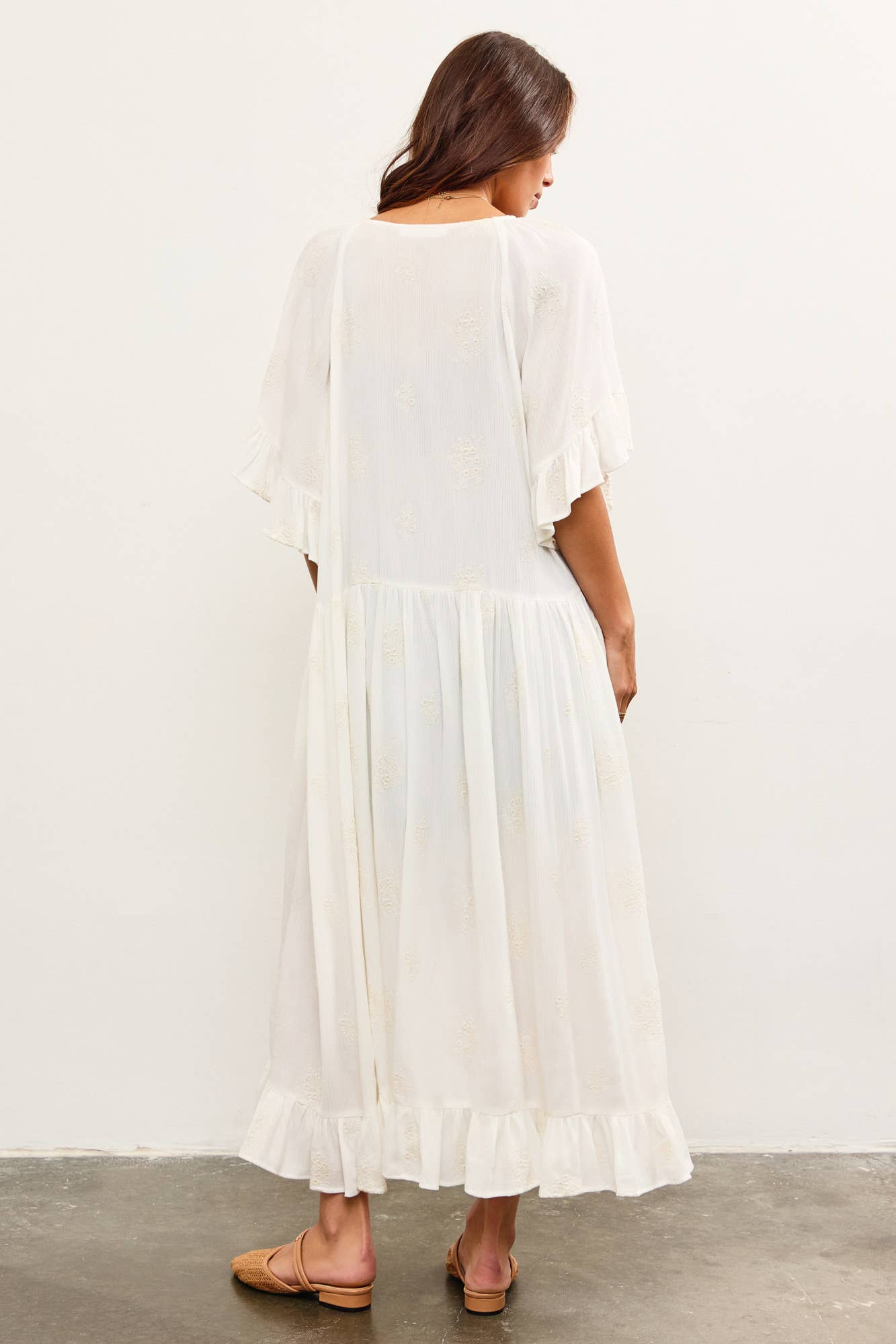 Ruffle Hem Duster