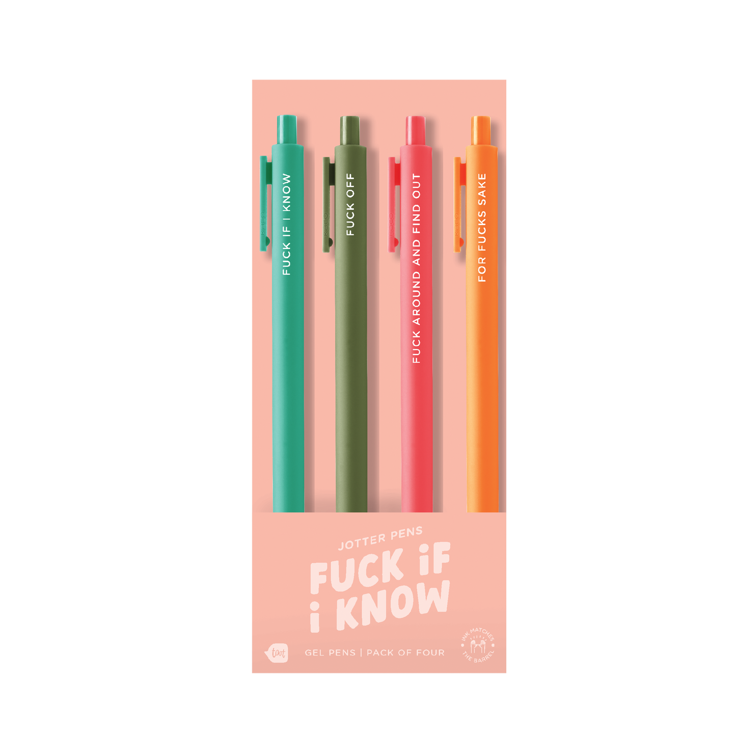 Jotter Sets 4 Pack Gel Pens