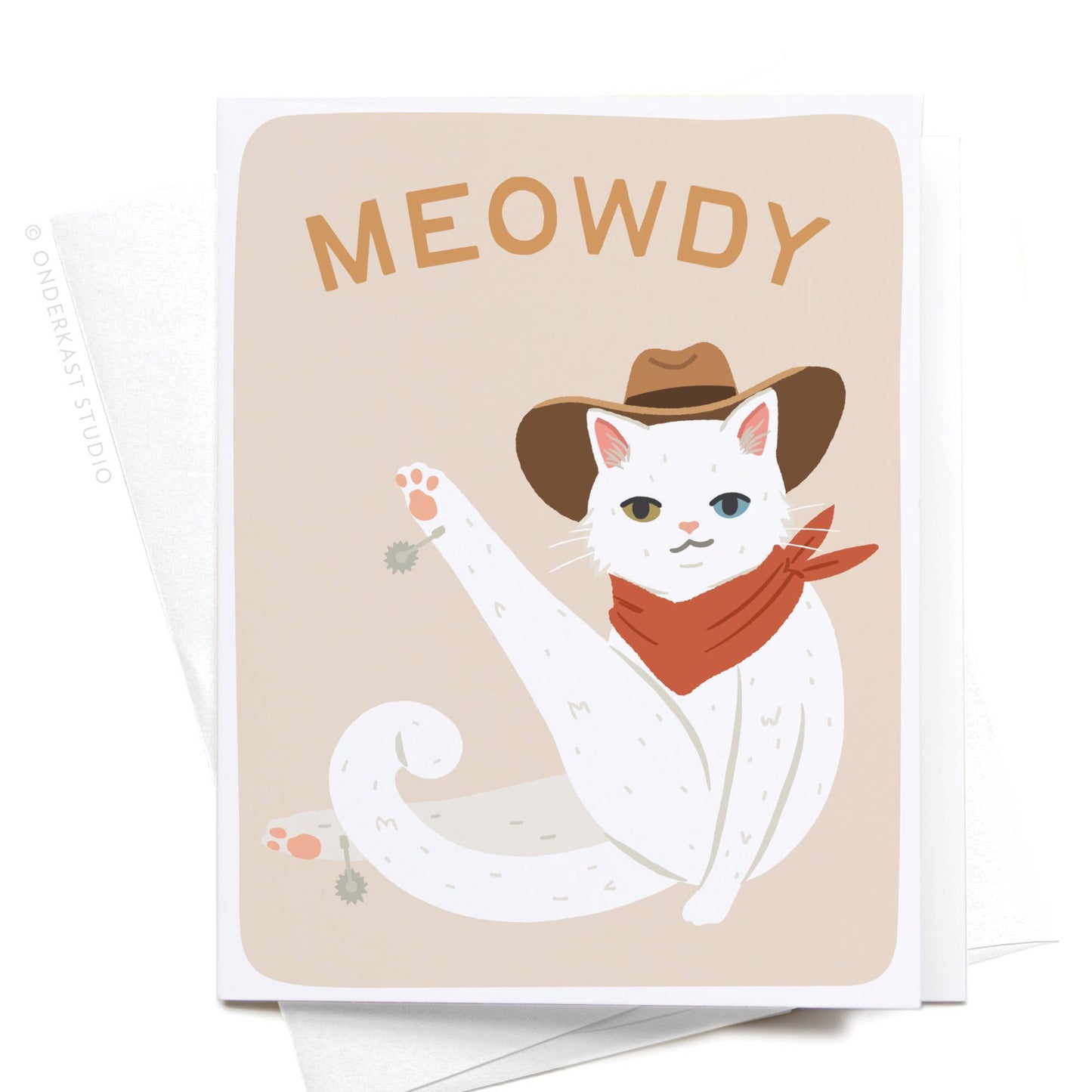 Meowdy Greeting Card