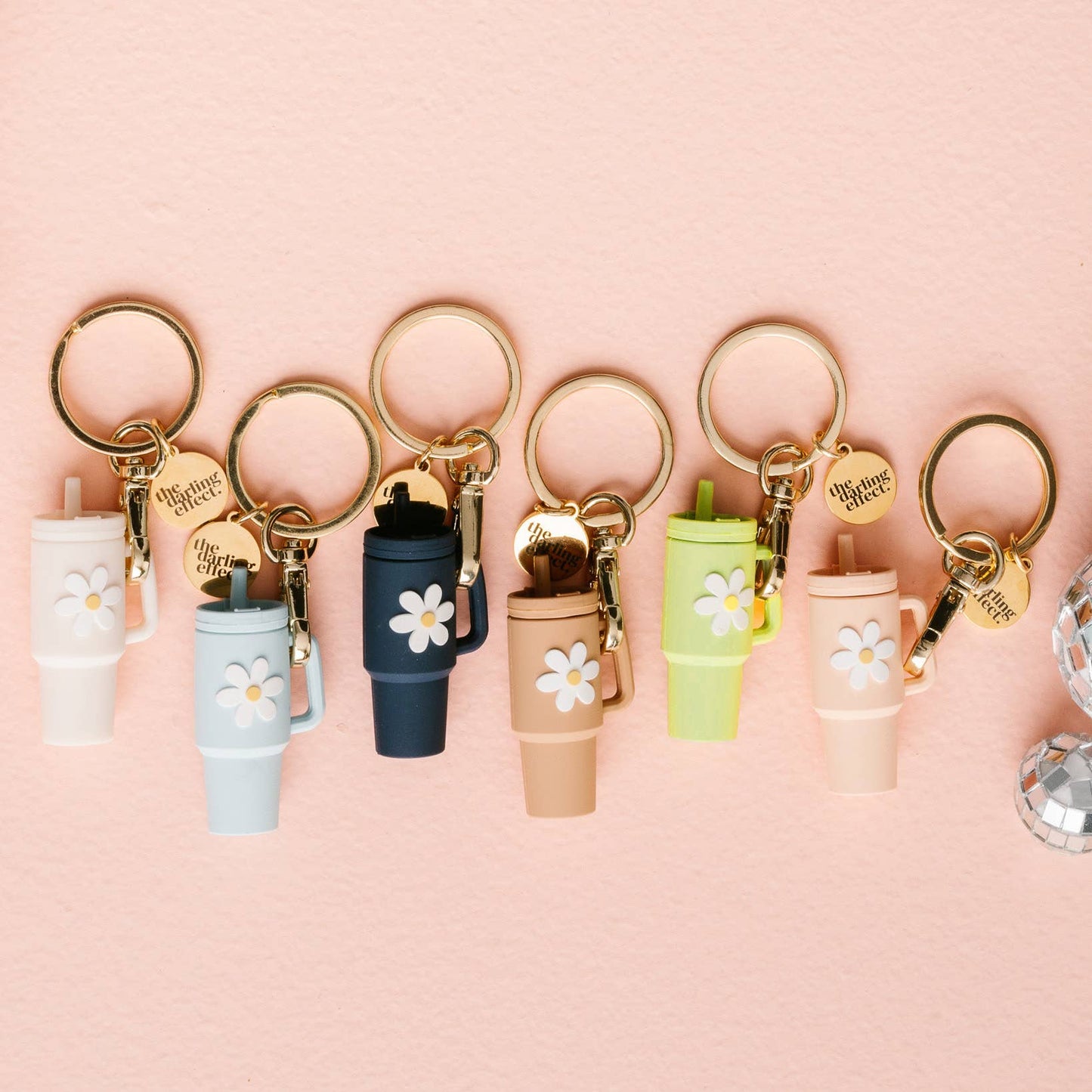 Tiny Tumbler Keychain - Navy