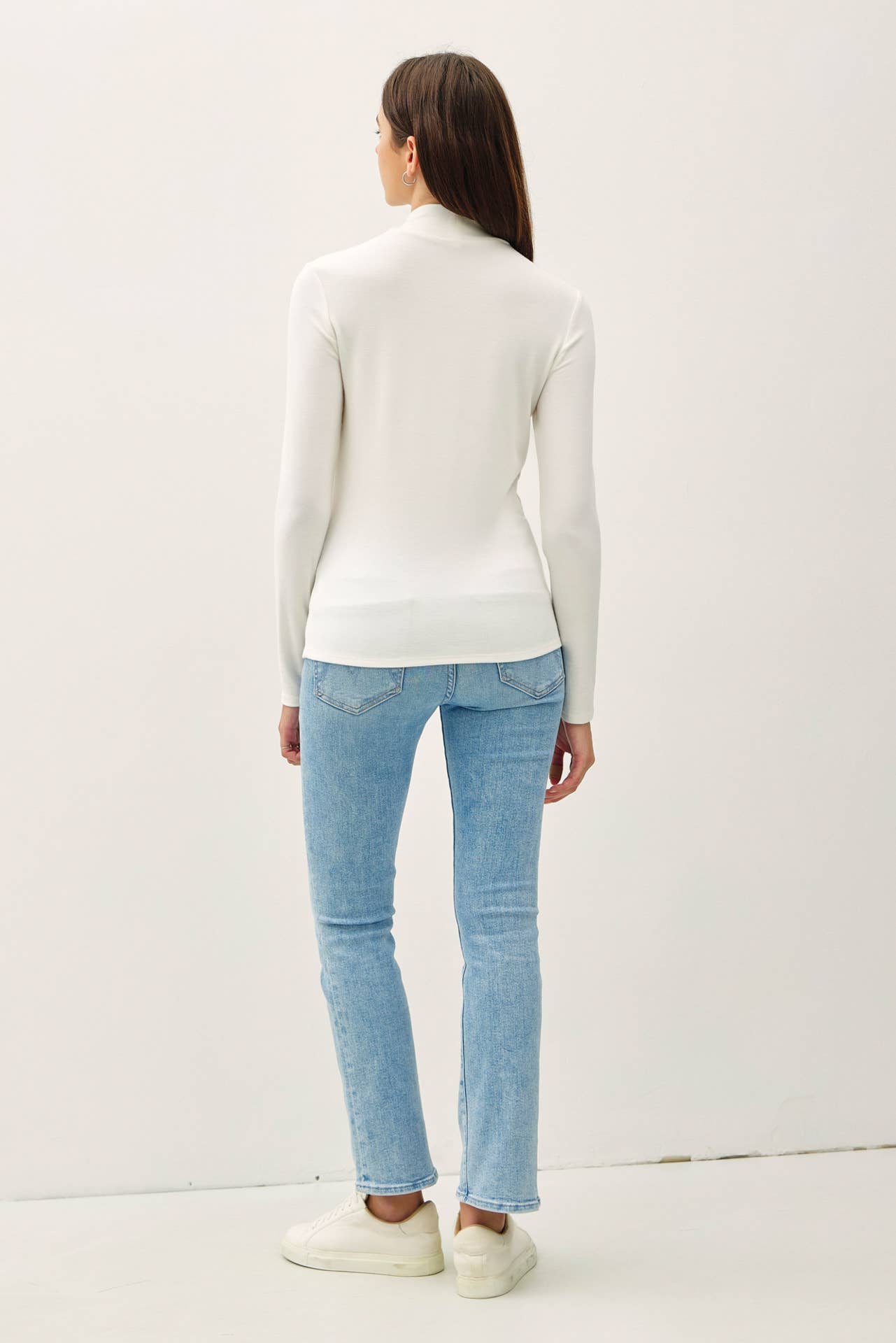 Turtleneck Knit Top