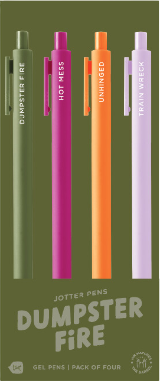 Jotter Sets 4 Pack Gel Pens