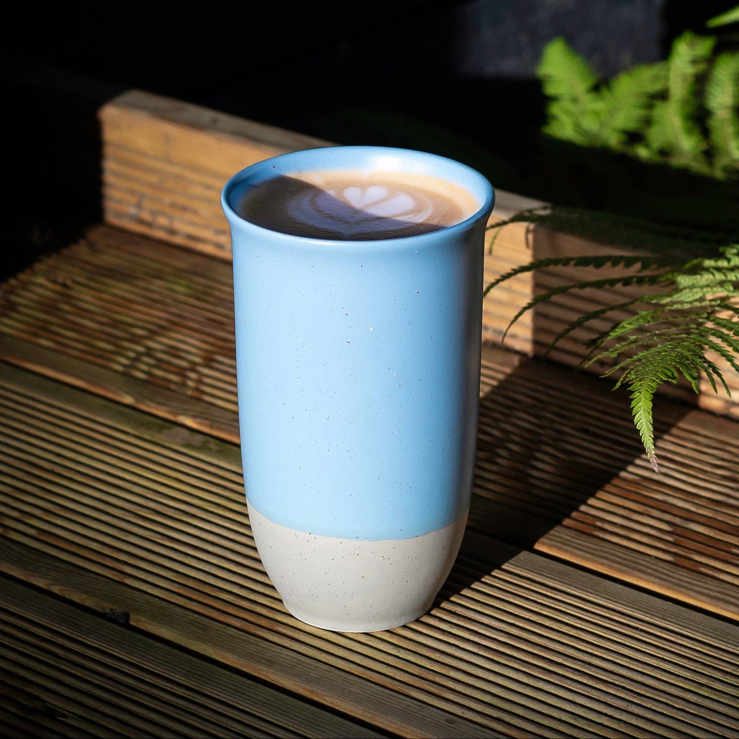 Coastal Drift Ceramic 16 oz Travel Mug