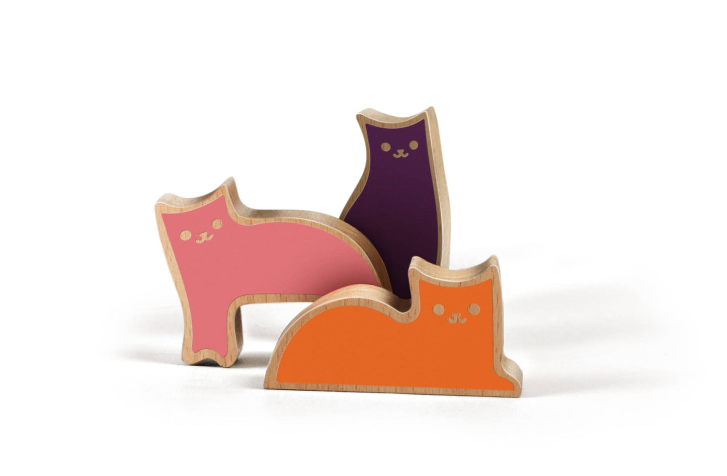 Crazy Cat Lady- Wooden Stacking Game